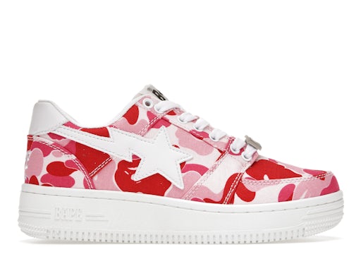 A Bathing Ape Bape Sta Low ABC Camo 20 th Anniversary Pink