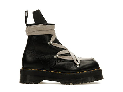 Dr. Martens 1460 Quad Leather Sole Pentagram Wrap Lace Boot Rick Owens Black