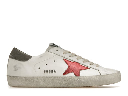 Golden Goose Super-Star White Red Grey