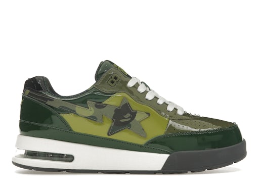 A Bathing Ape Bape Road Sta Patent Leather Green (2022)