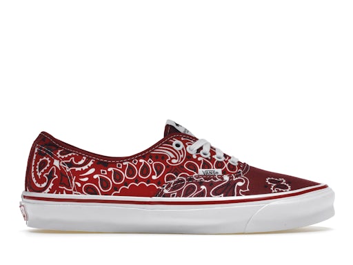 Vans Vault OG Authentic LXBedwin & the Heartbreakers Red Bandana