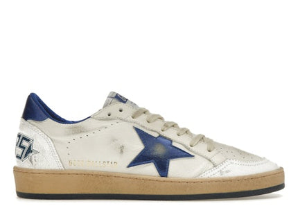 Golden Goose Ball-Star Low White Bluette