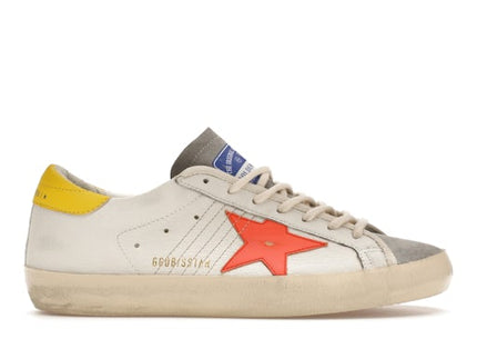 Golden Goose Super-Star White Orange Yellow