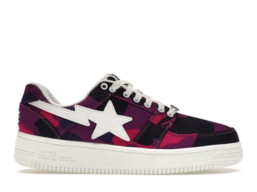 A Bathing Ape Bape Sta Low Color Camo Purple