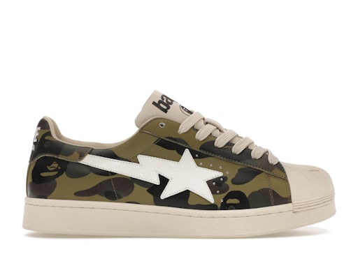 A Bathing Ape Skull Sta 1 st Camo Green