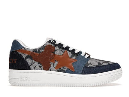 A Bathing Ape Bape Sta Low Coach Blue