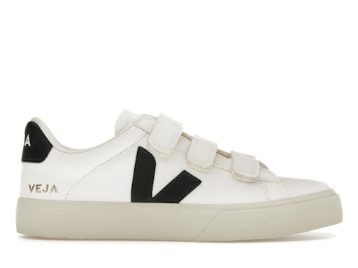 Veja Recife Chromefree Leather White Black (Women's)