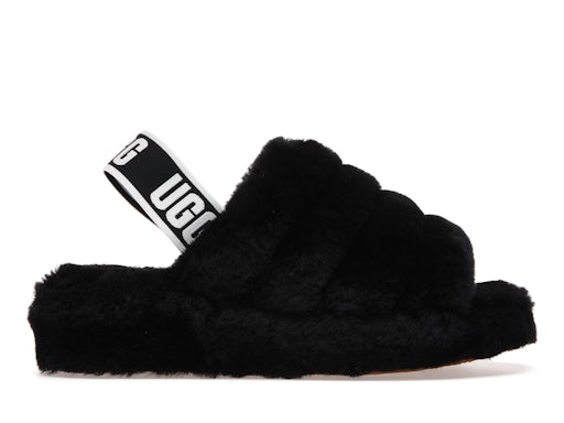 UGG Fluff Yeah Slide Black (Women's)