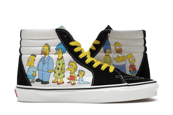 Vans Sk 8-Hi The Simpsons Family Portrait