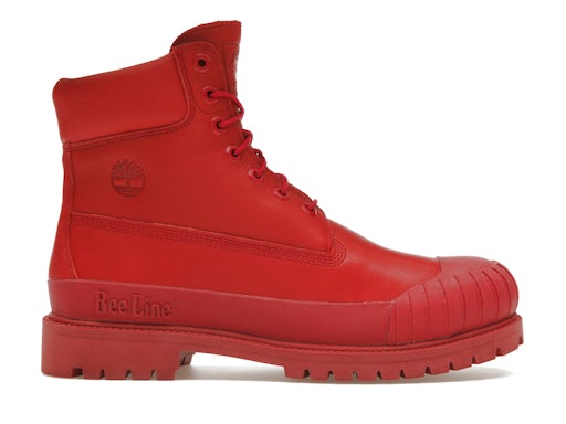 Timberland 6" Boot Premium Bee Line Rubber Toe WP Red Nubuck