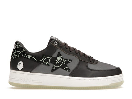 A Bathing Ape Bape Sta Text Code Camo Charcoal