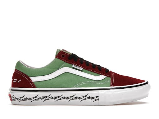 Vans Skate Old Skool Supreme Tribal Barbed Wire Green