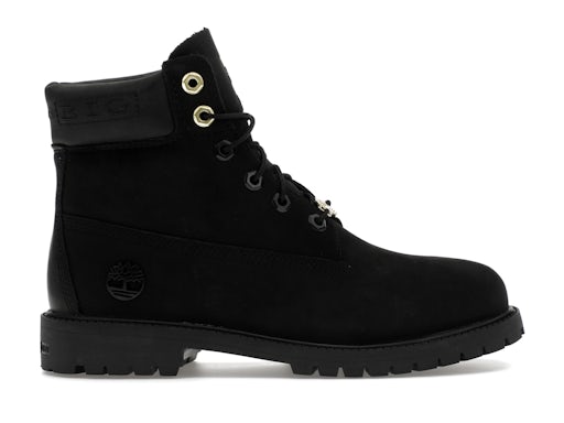 Timberland 6" Premium Boot The Notorious B.I.G. Black (GS)