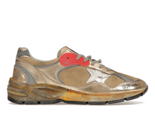 Golden Goose Dad-Star White Red Silver Grey