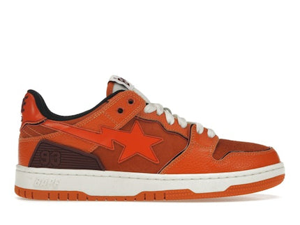 A Bathing Ape Bape SK 8 Sta Orange Brown