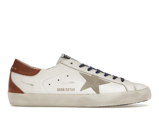 Golden Goose Super-Star White Ice Brown Blue