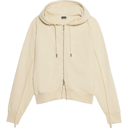 Jacquemus Le Sweater Camargue Zip Beige