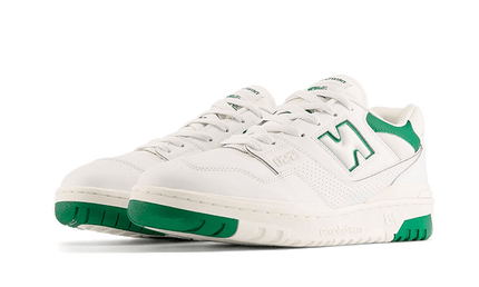 New Balance 550 White Classic Green