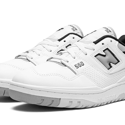 New Balance 550 White Concrete Black