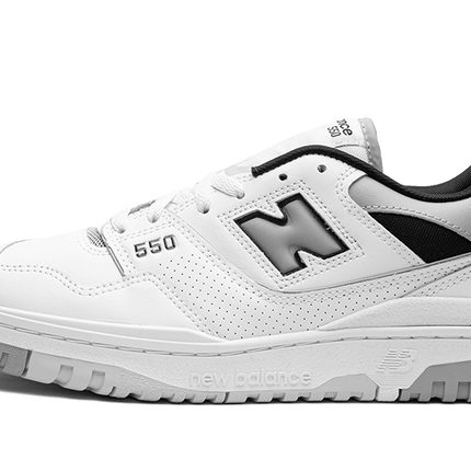 New Balance 550 White Concrete Black