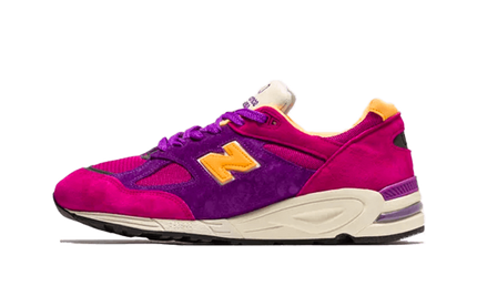 New Balance 990v2 Made in USA Teddy Santis Purple Yellow