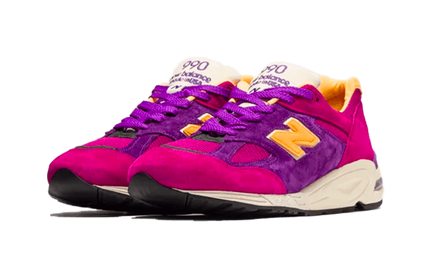 New Balance 990v2 Made in USA Teddy Santis Purple Yellow