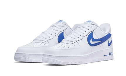 Nike Air Force 1 Low '07 FM Cut Out Swoosh White Game Royal