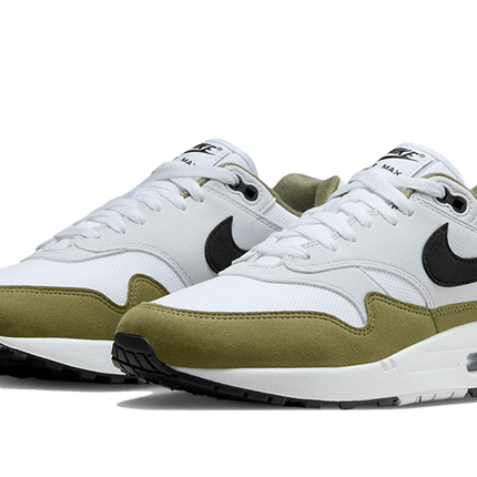 Nike Air Max 1 White Black Medium Olive