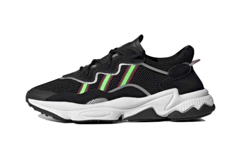 Adidas Ozweego Core Black Solar Green