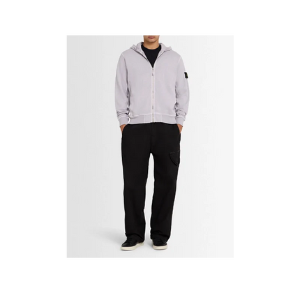 Zipped Sweatshirt Light Purple