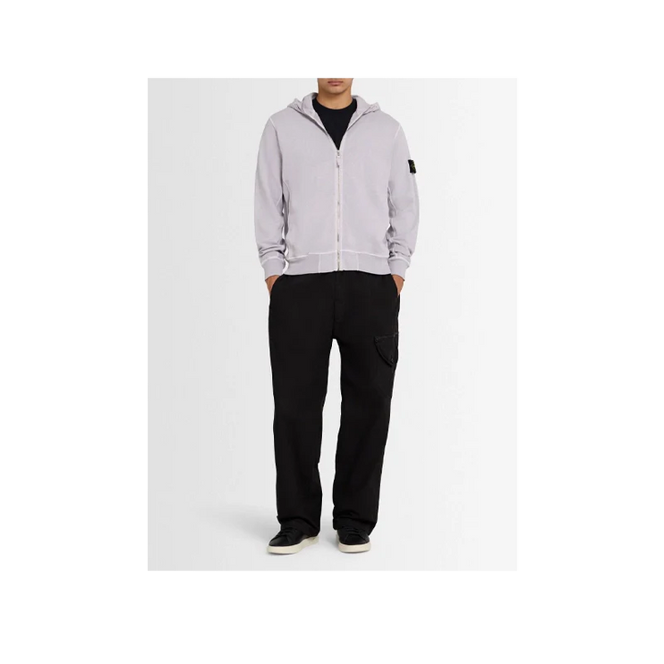 Zipped Sweatshirt Light Purple