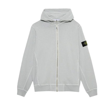 Zipped Sweatshirt Light Grey