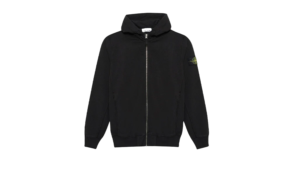 Zipped Sweatshirt Black