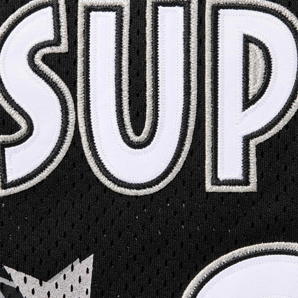 Detailed View of Supreme All Star Basketball Black Jersey (SS25) SS25KN32-BLACK