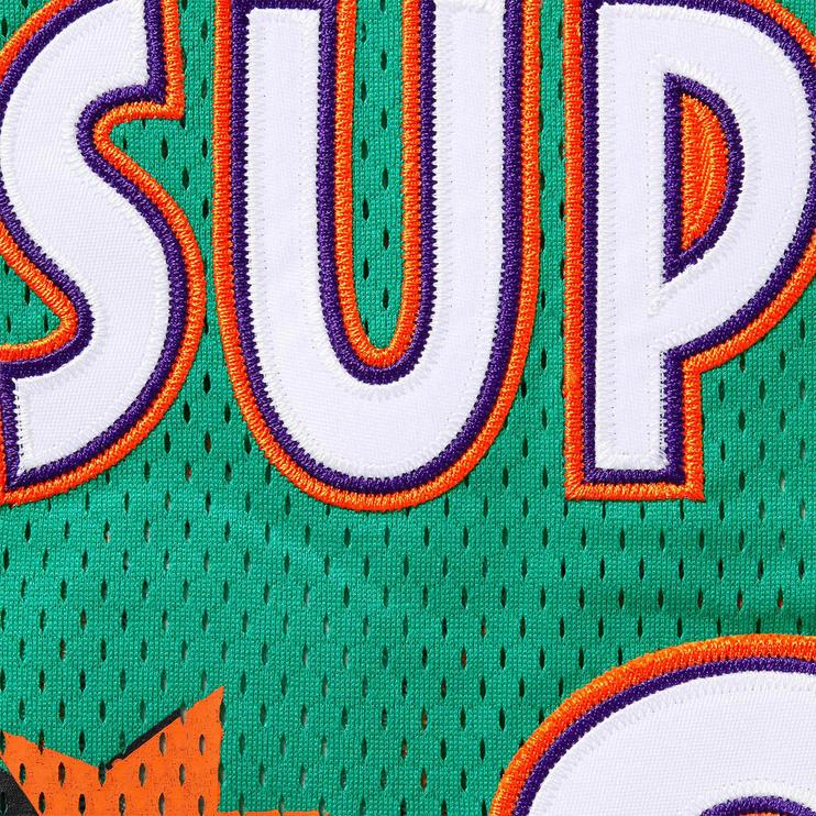 Detailed View of Supreme All Star Basketball Green Jersey (SS25) SS25KN32
