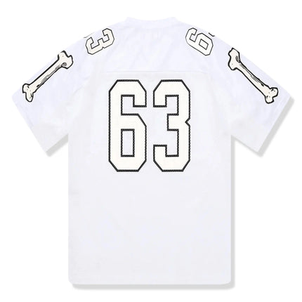 Back View of Supreme Bones White Football Jersey FW25KN15-WHITE