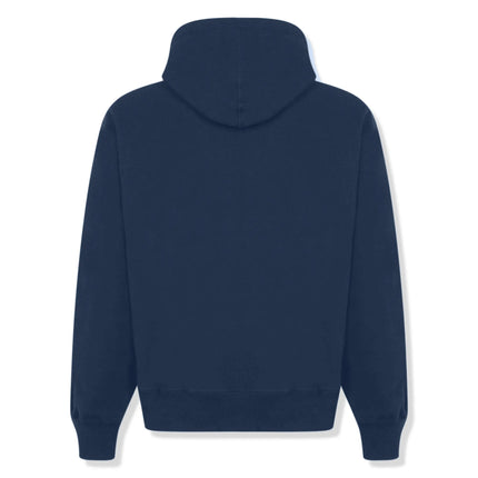 Back view of Supreme Box Logo Navy Hoodie (FW24) FW24SW11-NAVY