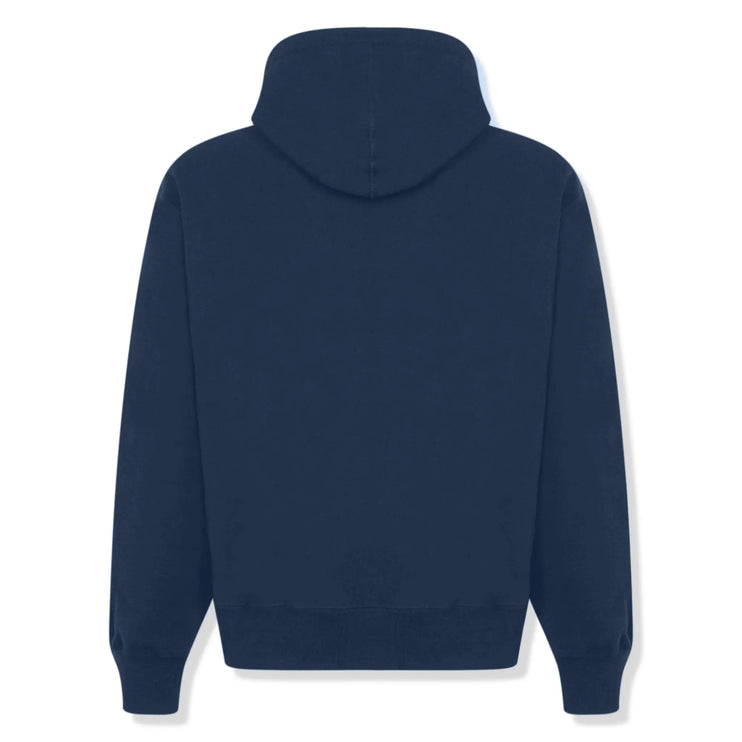 Back view of Supreme Box Logo Navy Hoodie (FW24) FW24SW11-NAVY