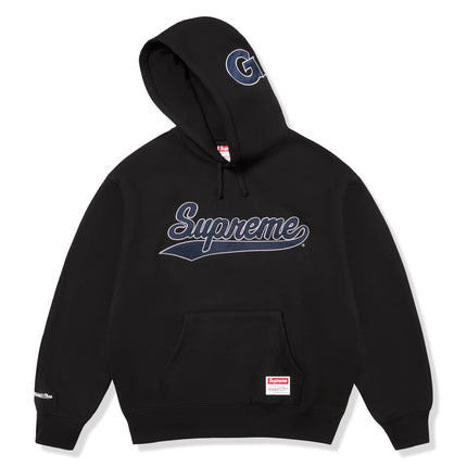 Front view of Supreme Mitchell & Ness NCAA Hooded Sweatshirt