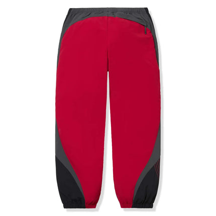 Back view of Supreme S logo Black Track Pants FW24P55 BLACK