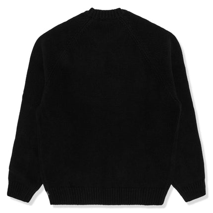 Back view of Supreme Snowmobile Black Knit Sweatshirt 