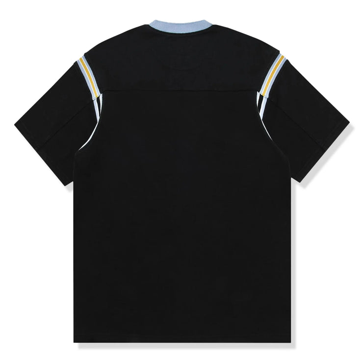Back View of Supreme Split S/S Black Football Jersey SS25KN46 BLACK