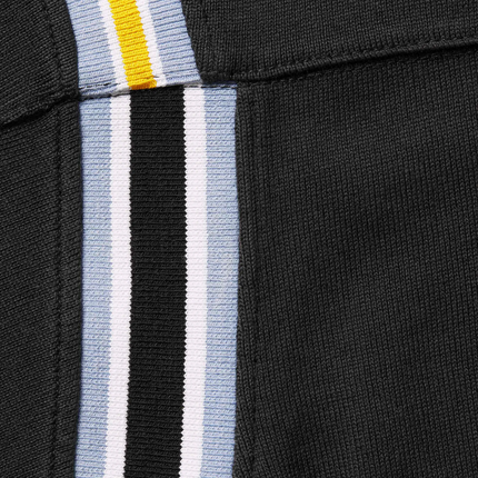 Detailed Material View of Supreme Split S/S Black Football Jersey SS25KN46 BLACK