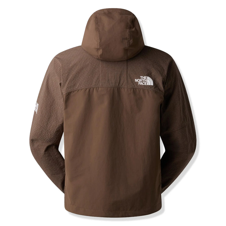 Back View of The North Face HKE Utility Wind Brown Jacket