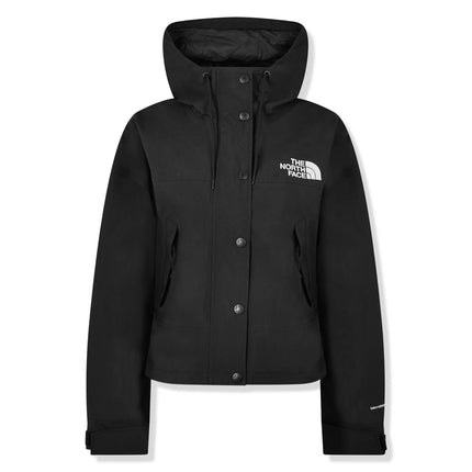 Front View of The North Face Mountain Short Black Jacket