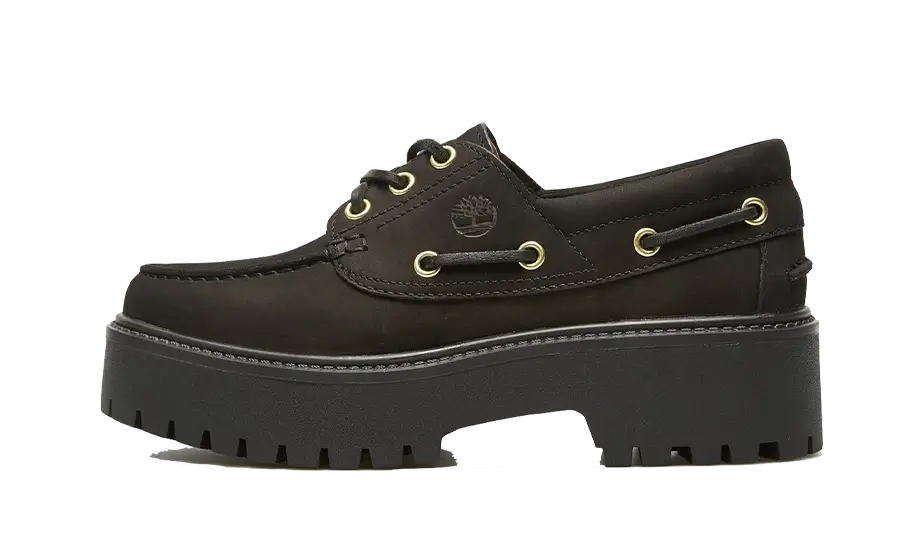 Timberland Stone Street Boat Shoe Black