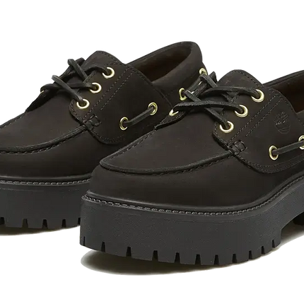 Timberland Stone Street Boat Shoe Black