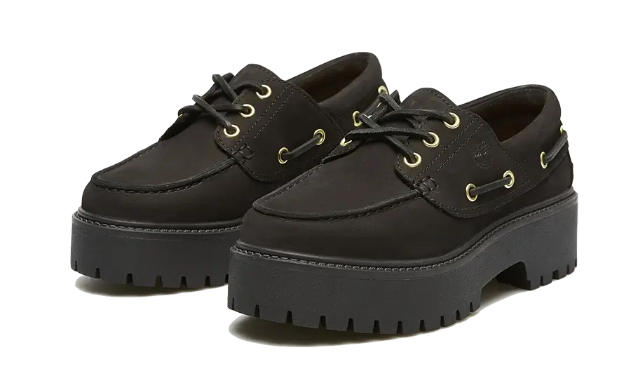 Timberland Stone Street Boat Shoe Black