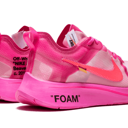 Nike zoom fly x off white rosa best sale