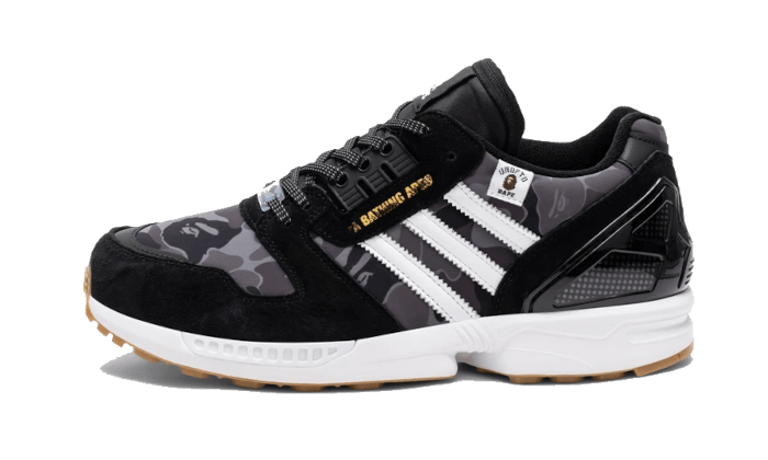 Adidas ZX 8000 Bape Undefeated Black